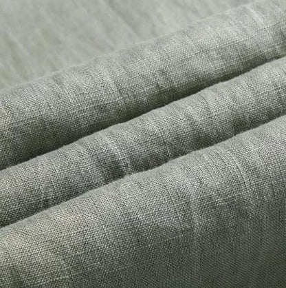 Linen Straight-Leg Trousers